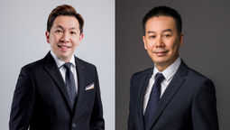 HKTB’s incoming and outgoing Southeast Asia directors Martin Gwee (left) and Raymond Chan (right).
